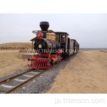 砂漠のトラック交通機関車